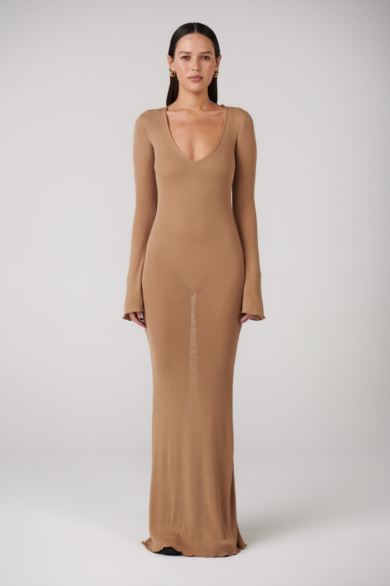 Danita Maxi Dress - Latte | JAUS Danita Maxi Dress - Latte | JAUS
