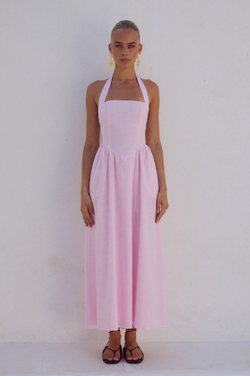 Locklea Midi Dress - Pink - XL Locklea Midi Dress - Pink - XL
