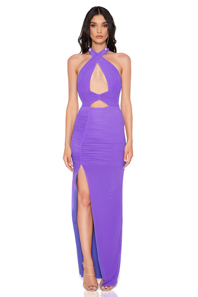 Nookie Intrigue Gown - Purple - SHOPJAUS - JAUS