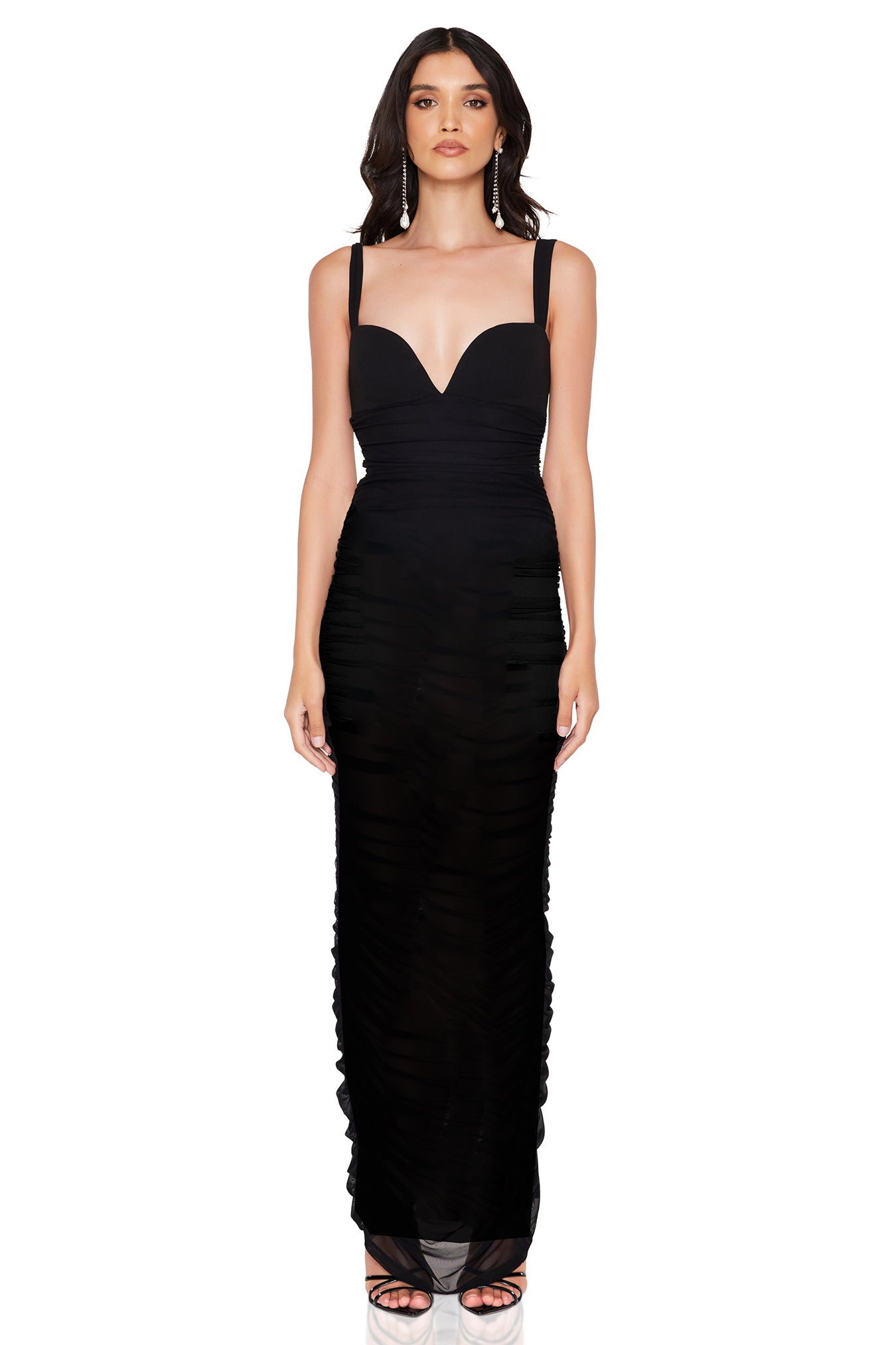 marlowe maxi dress Marlowe Striped Halter Maxi Dress in Taupe Multi Worth Collective