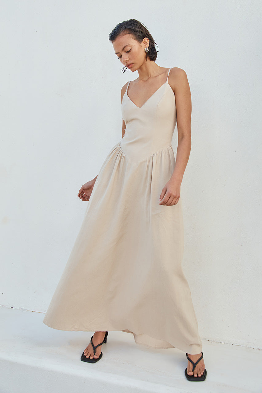 sand midi dress Winslet Midi Dress