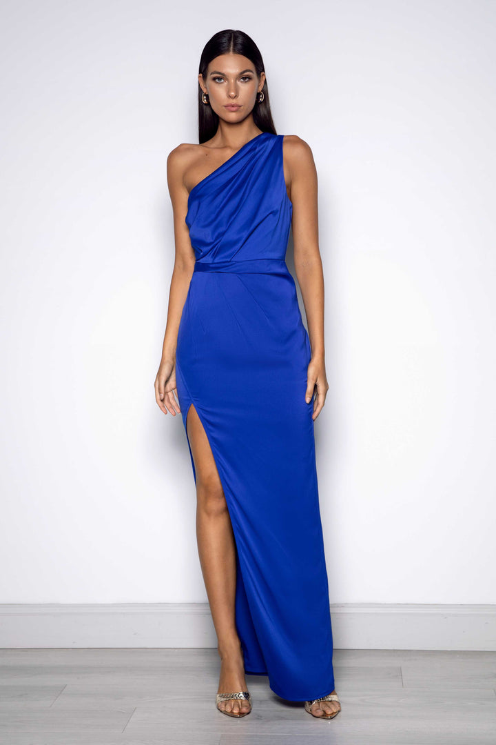 green emerald velvet dress PS23419 Cobalt main image 0