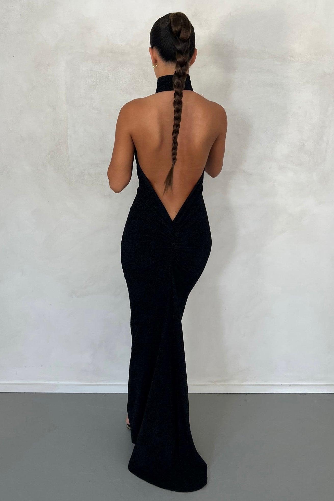 Aurora Gown - Black FOIL XLARGE / Black FOIL Aurora Gown - Black FOIL XLARGE / Black FOIL