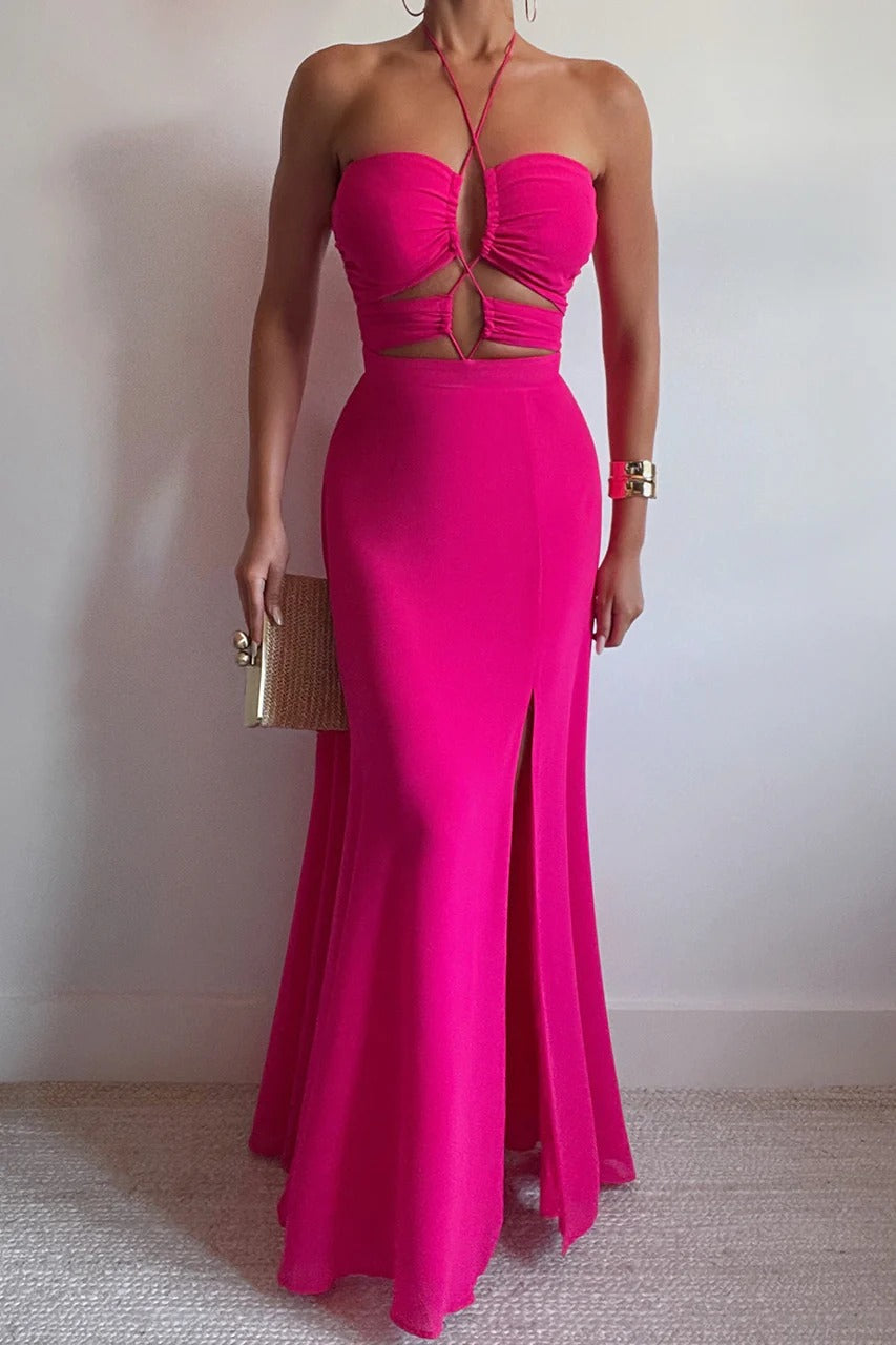 fuchsia pink maxi dress Jay Maxi Dress