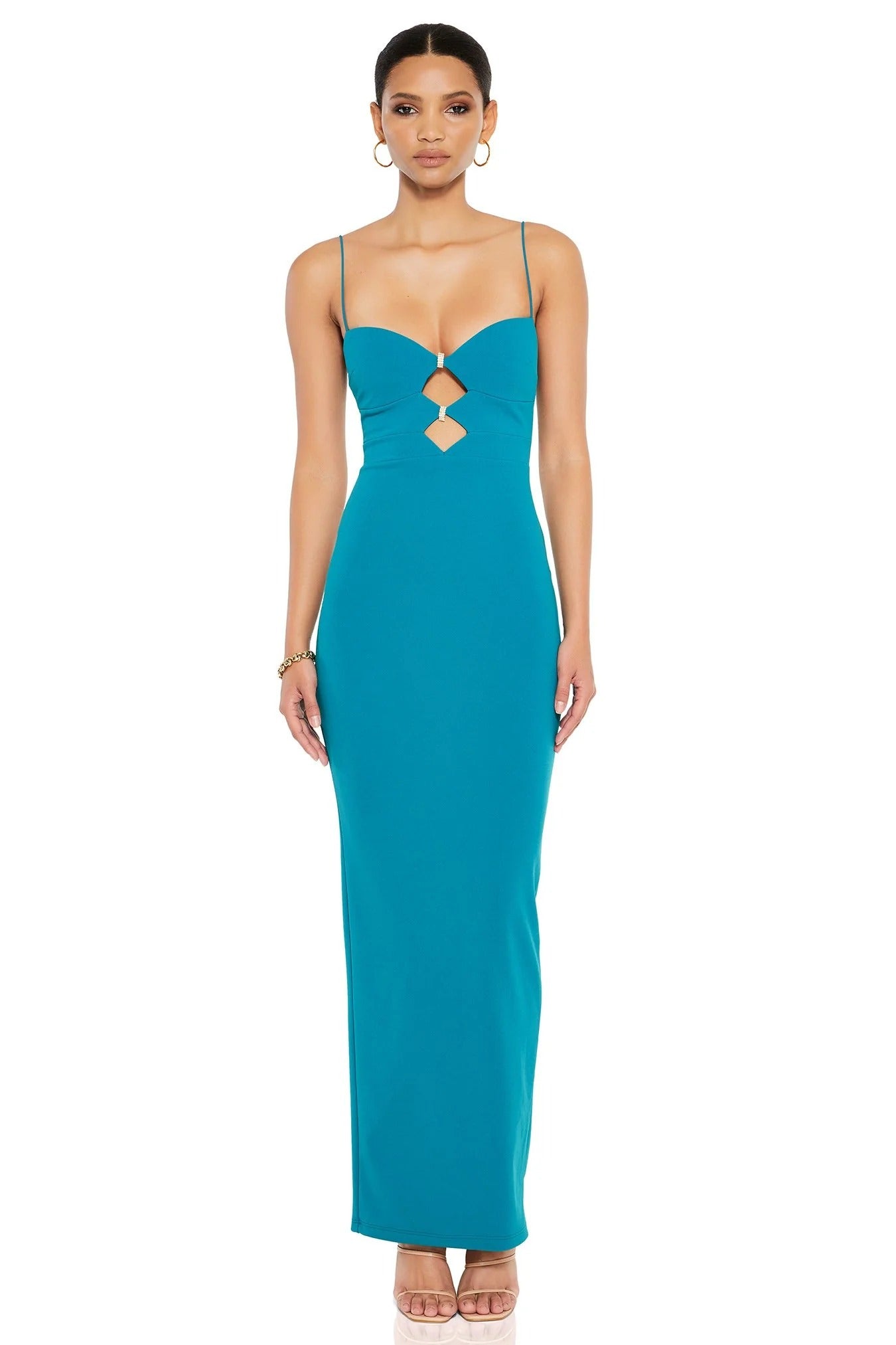 Nookie Muse Maxi Dress - Topaz | JAUS XSMALL / Topaz Nookie Muse Maxi Dress - Topaz | JAUS XSMALL / Topaz