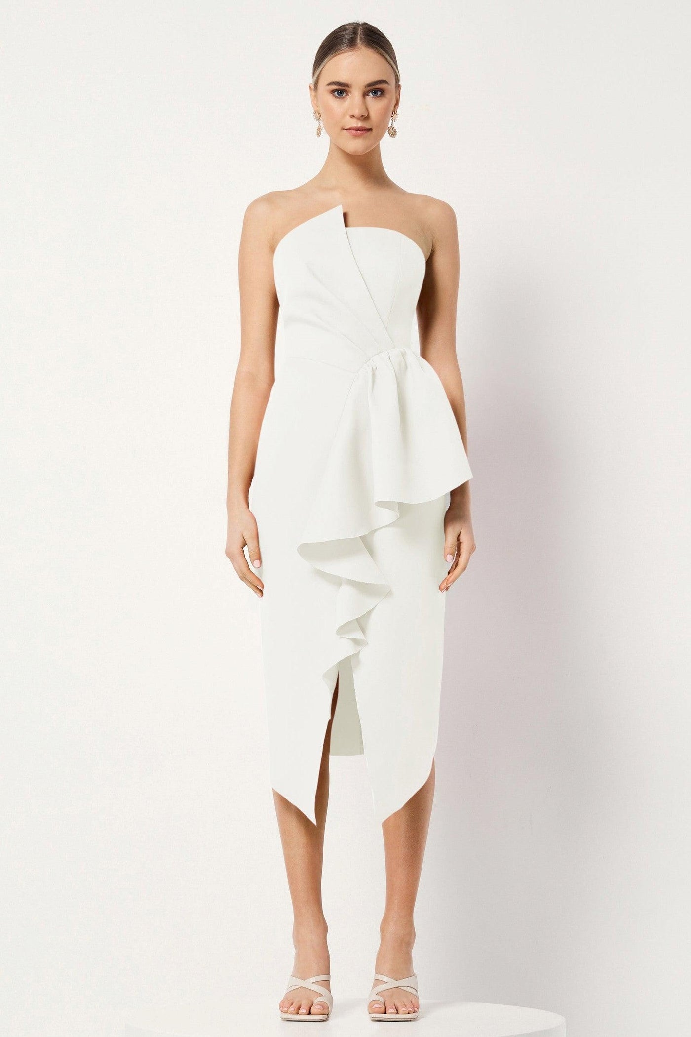 Elliatt Reception Dress - White - JAUS