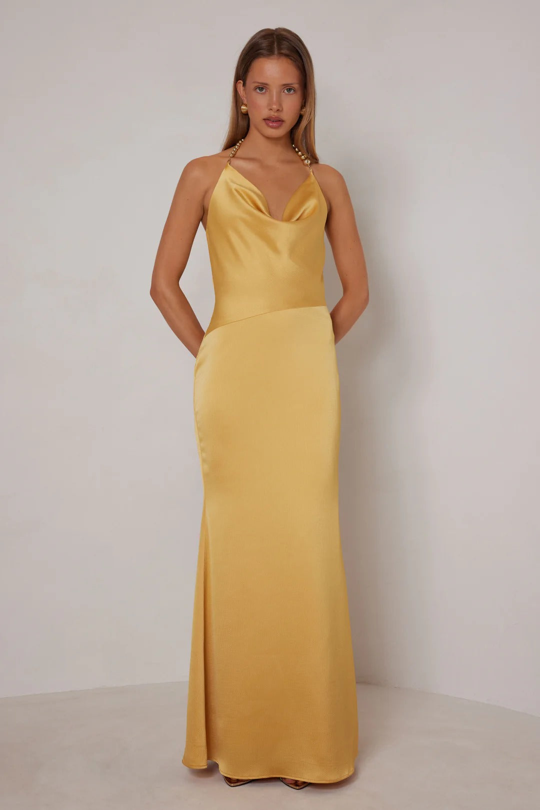 Elle Zeitoune Izabella Dress - Amber | JAUS XSMALL / Amber