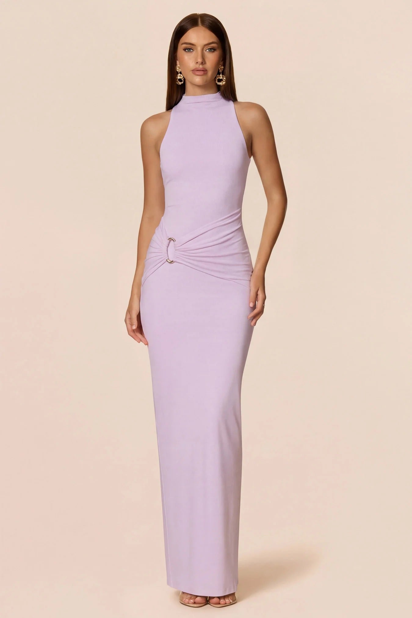 petra maxi dress Nookie Petra High-Neck Maxi Dress - Lilac
