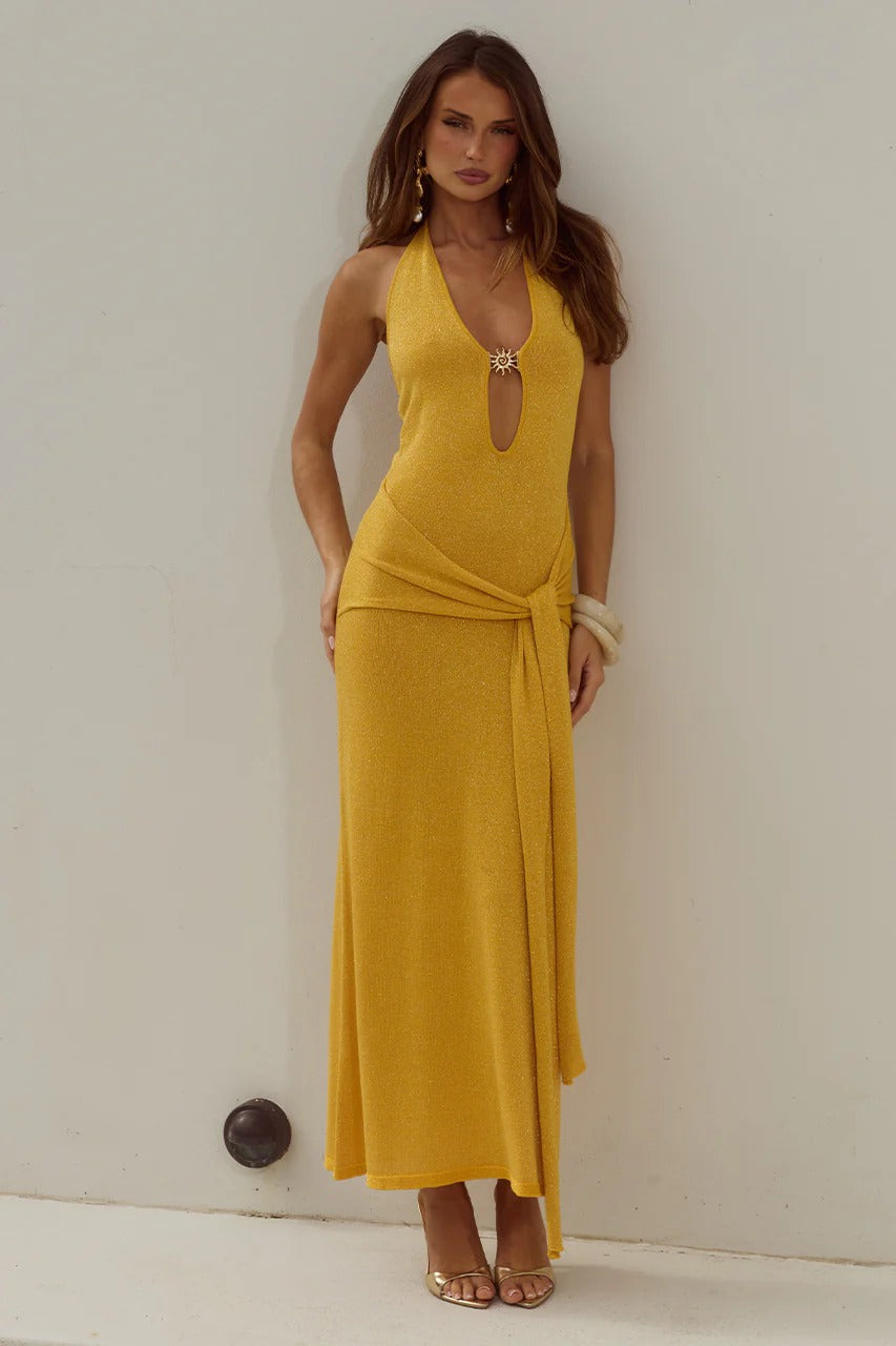 Ayella Maxi Dress - Mango | JAUS Ayella Maxi Dress - Mango | JAUS