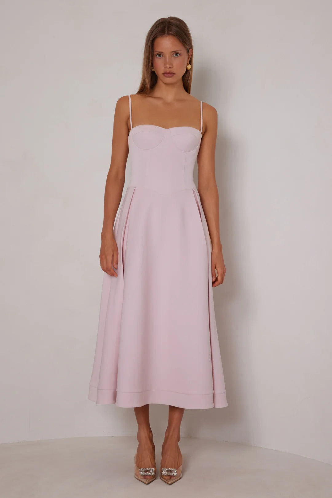 Elle Zeitoune Nadia Dress - Pastel Pink