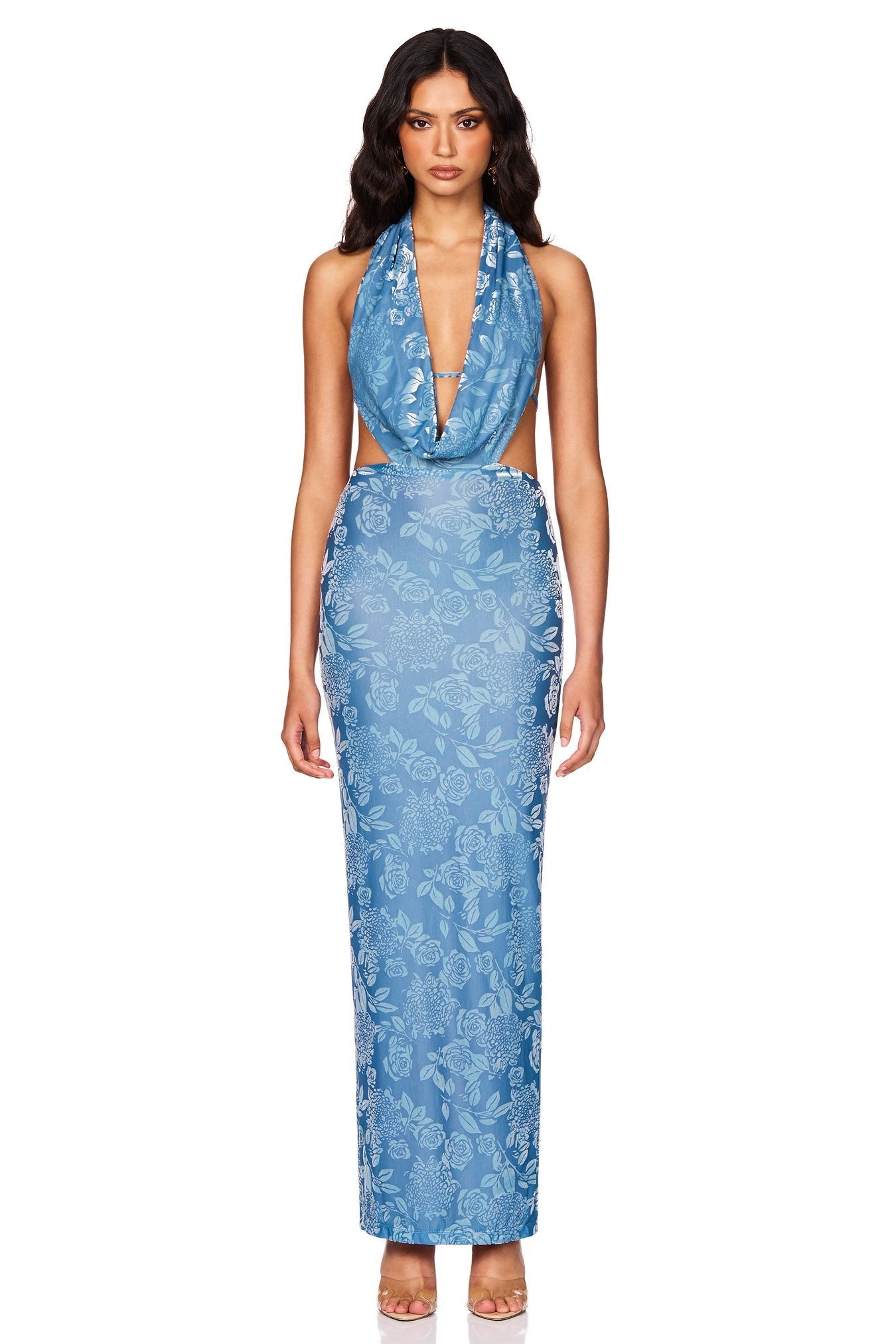 Nookie Isabella Maxi Dress - Dusty Blue | JAUS Nookie Isabella Maxi Dress - Dusty Blue | JAUS