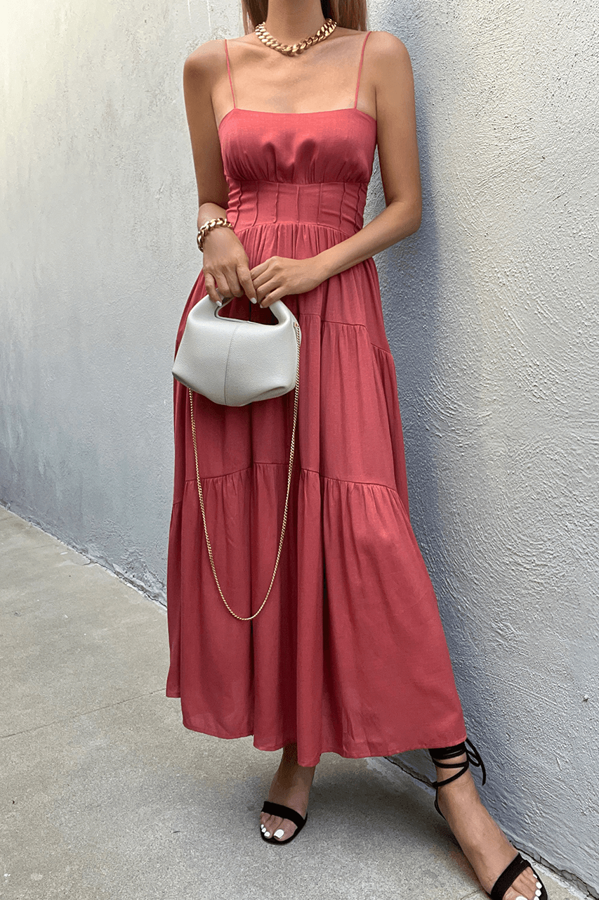 midi dress with boning House Of CB Charmaine Corset Maxi Dress