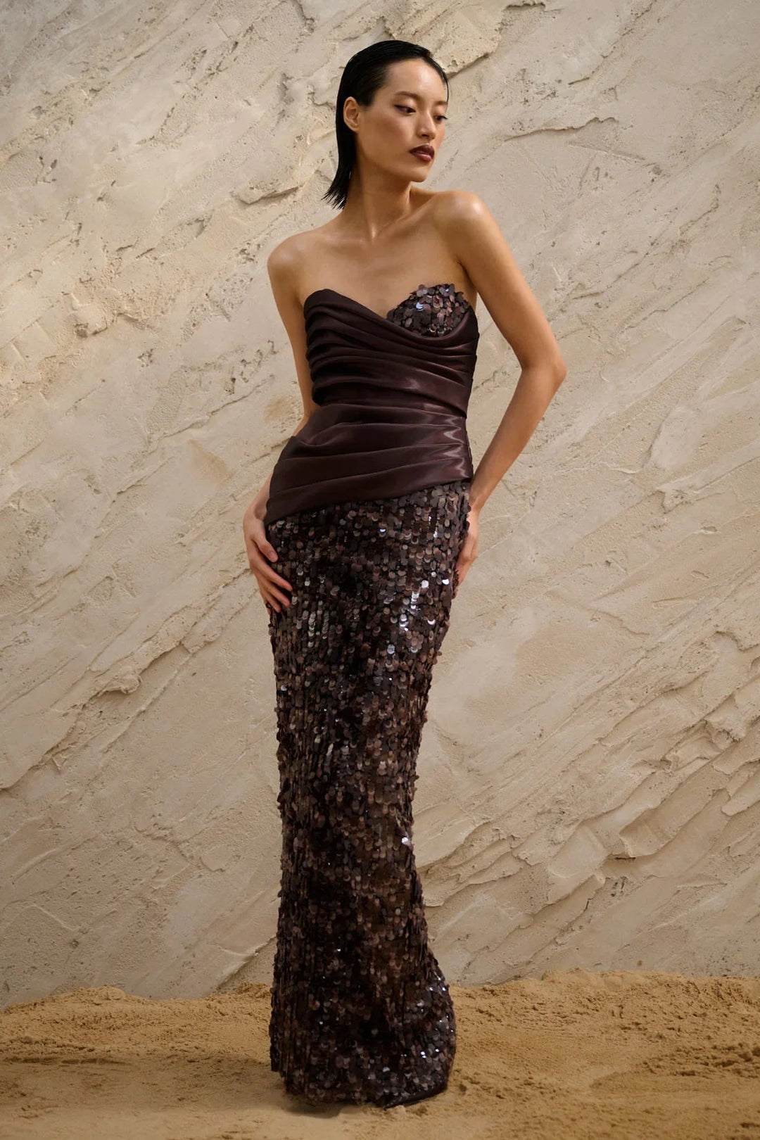 eliya the label brown dress THE ARCHIVES DROP 3