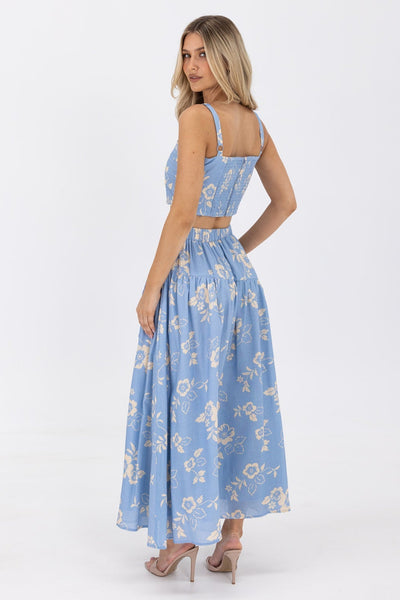 Ralene Set - Blue Flower - SHOPJAUS - JAUS
