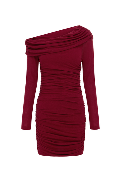 Candor Mini Dress - Cherry - SHOPJAUS - JAUS