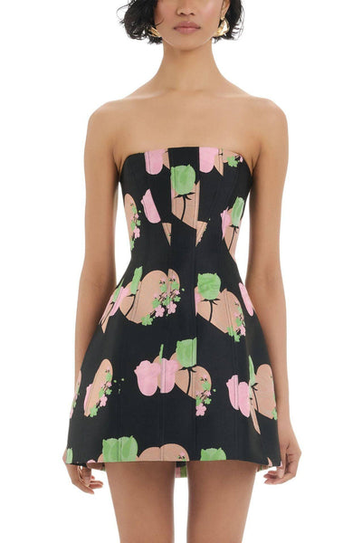 Sidney Dress - Black Print - SHOPJAUS - JAUS