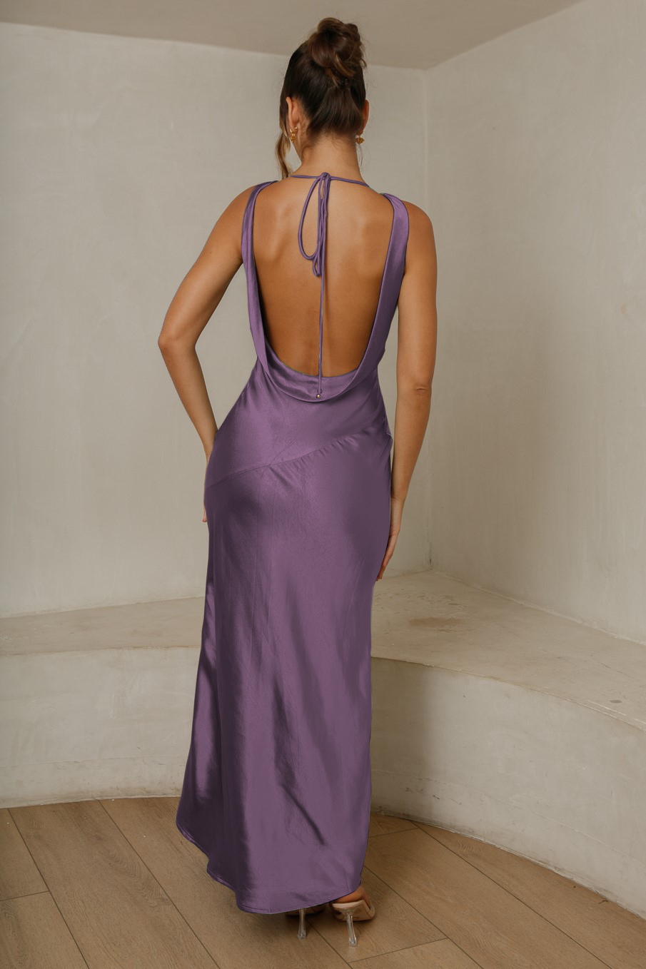 Cassandra Open Back Maxi Dress
