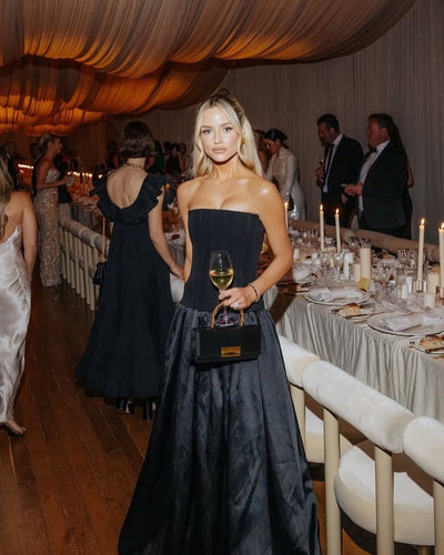 Frances Gown - Black - SHOPJAUS - JAUS