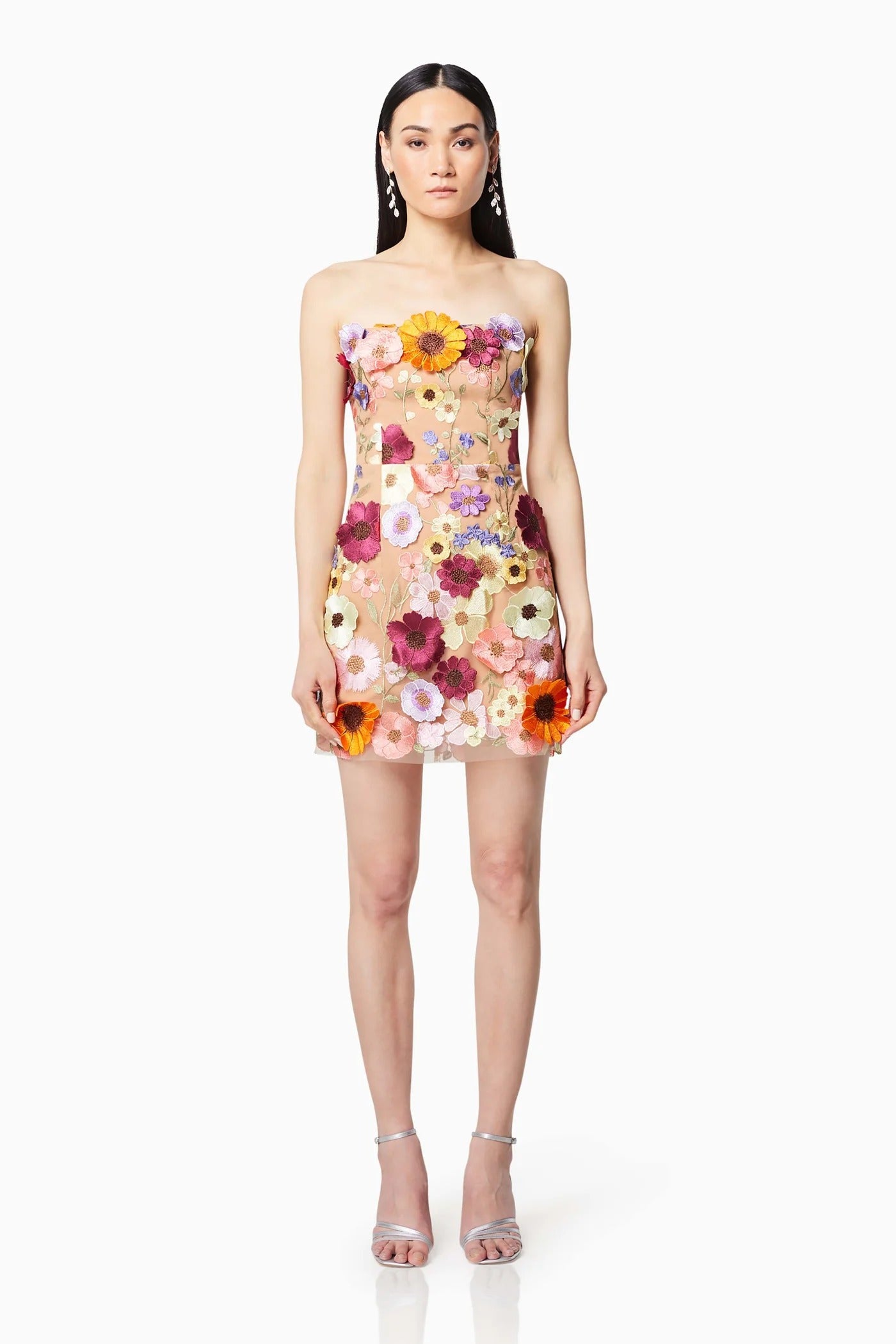 Arabella Strapless Mini Dress - Pink - SHOPJAUS - JAUS