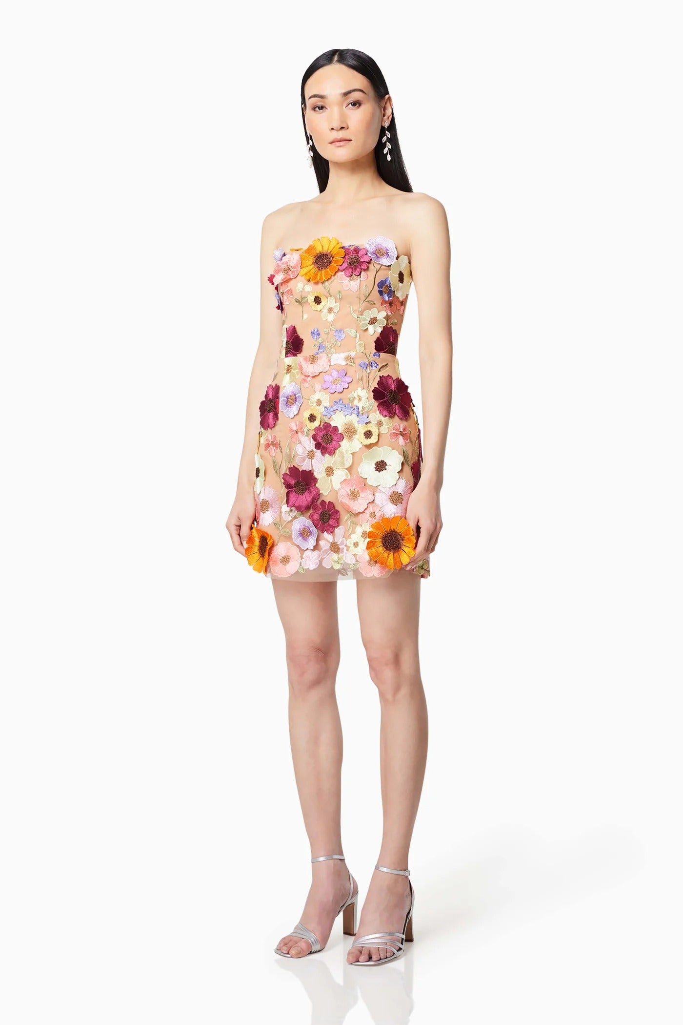 Arabella Strapless Mini Dress - Pink - SHOPJAUS - JAUS