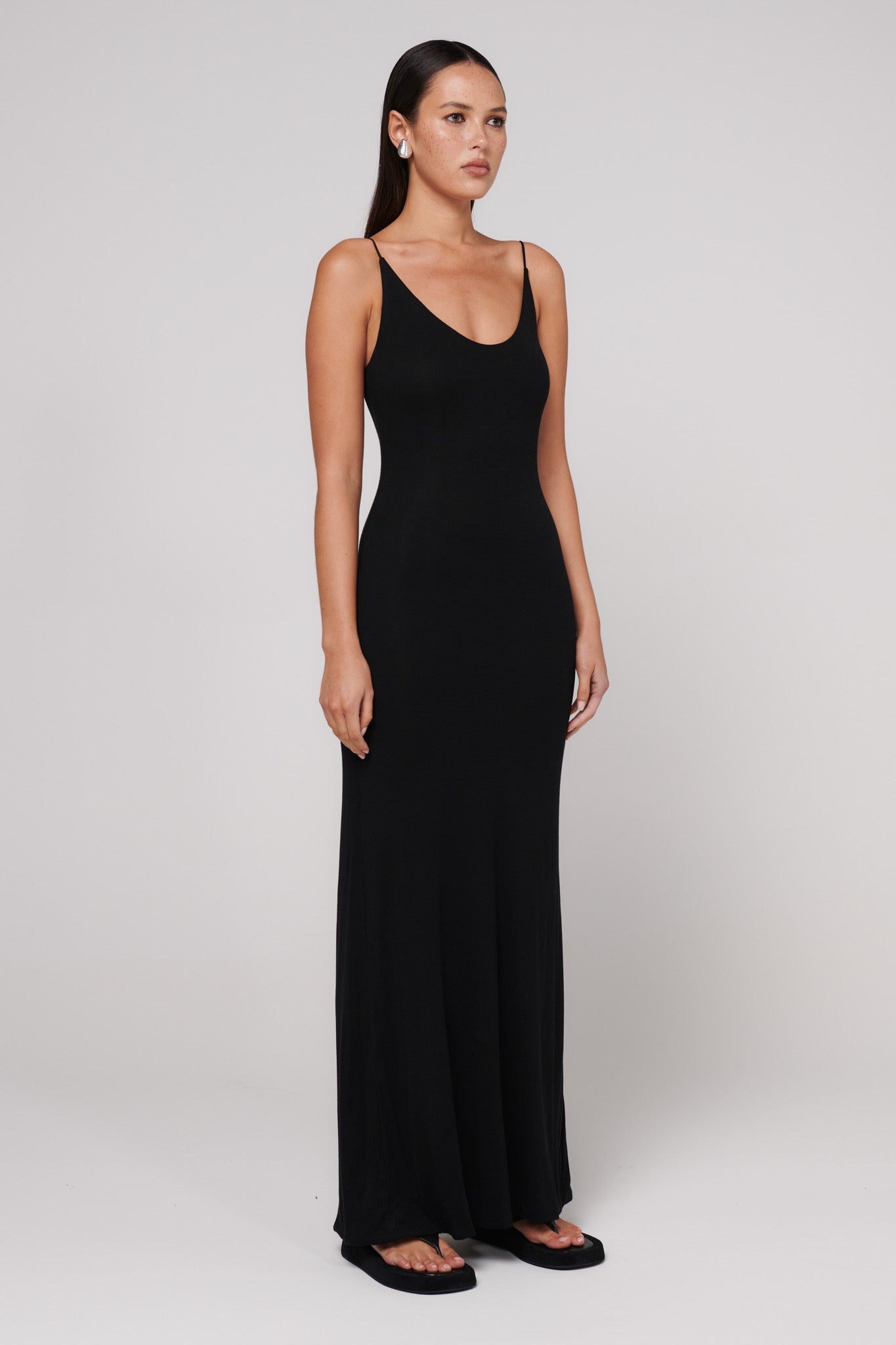 Louise Maxi Dress - Black - SHOPJAUS - JAUS