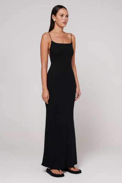 Amari Maxi Dress - Black - SHOPJAUS - JAUS