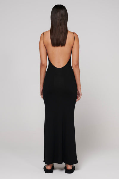 Amari Maxi Dress - Black - SHOPJAUS - JAUS