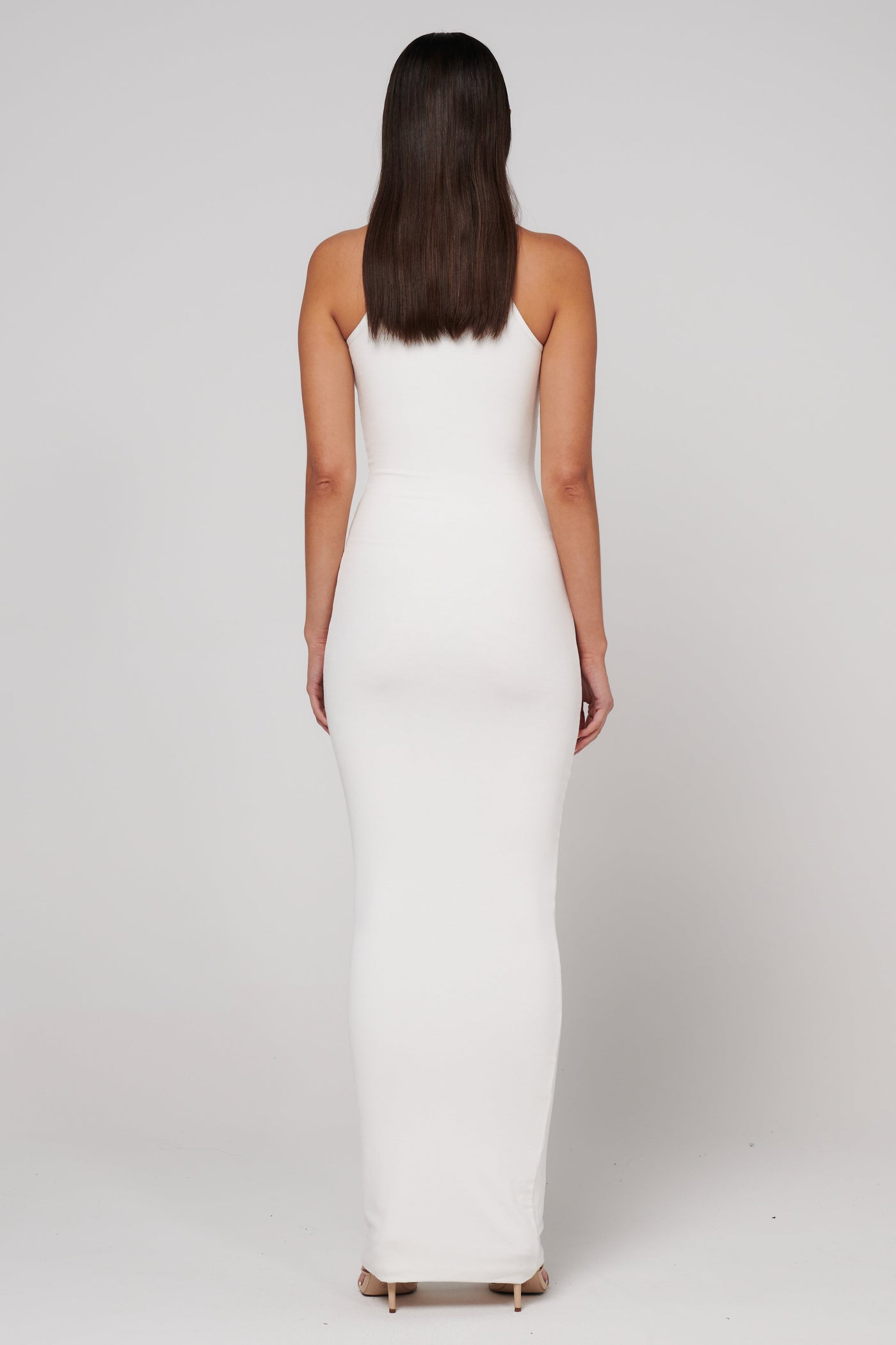 Raine Midi Dress - White - SHOPJAUS - JAUS