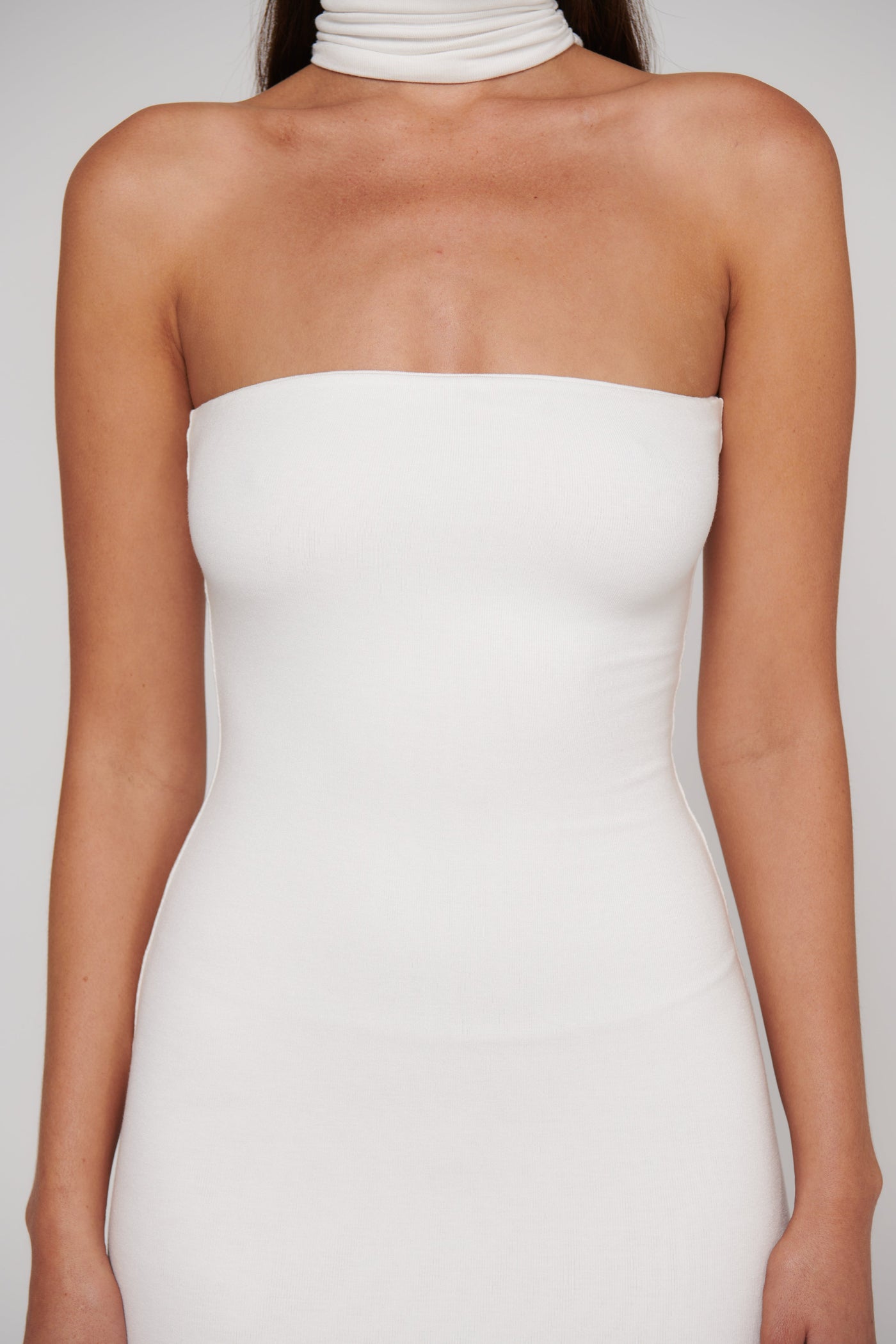 Raine Midi Dress - White - SHOPJAUS - JAUS