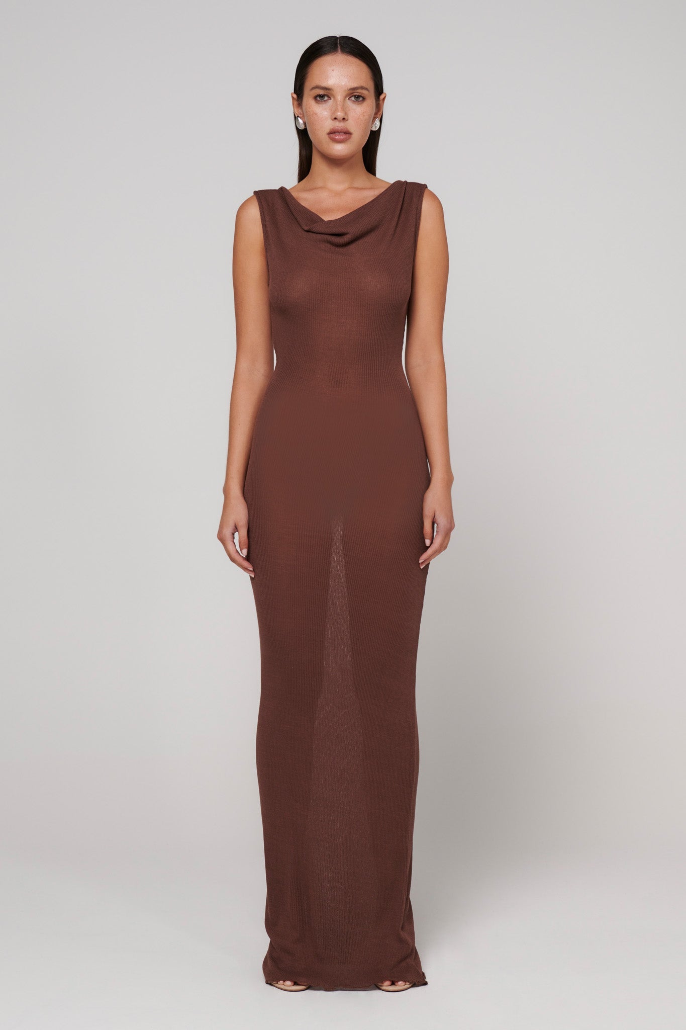 Kyra Maxi Dress - Bark - SHOPJAUS - JAUS