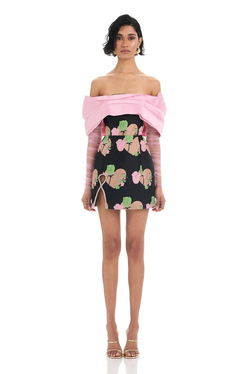 Kyros Dress - Black Print - SHOPJAUS - JAUS