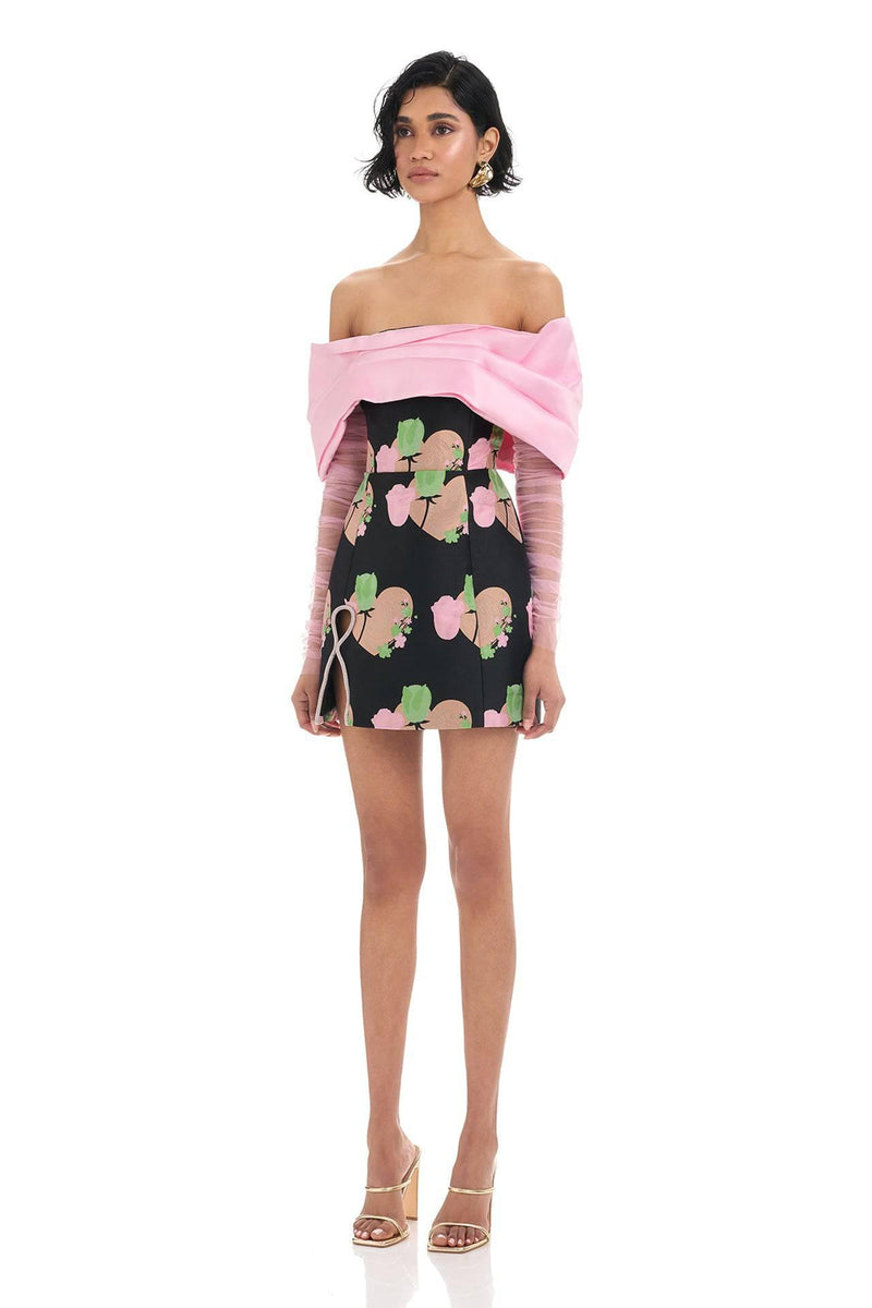 Kyros Dress - Black Print - SHOPJAUS - JAUS