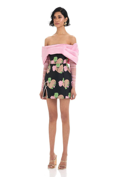 Kyros Dress - Black Print - SHOPJAUS - JAUS