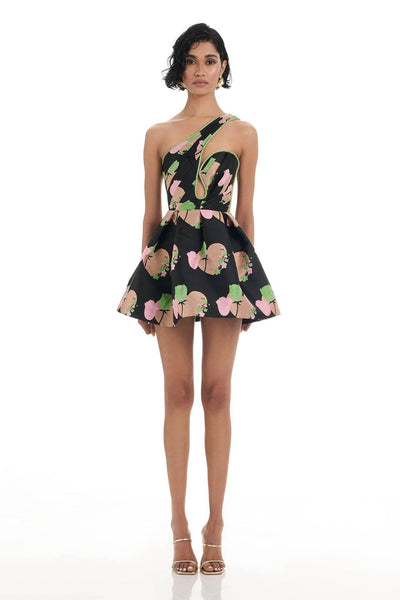 Trina Dress - Black Print - SHOPJAUS - JAUS
