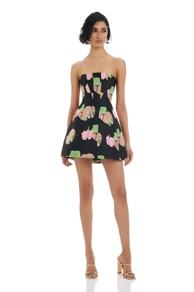 Sidney Dress - Black Print - SHOPJAUS - JAUS