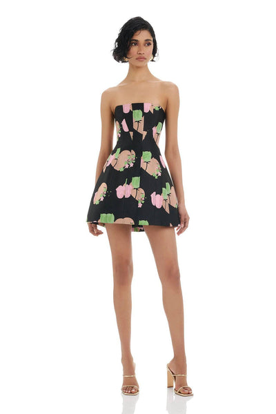 Sidney Dress - Black Print - SHOPJAUS - JAUS