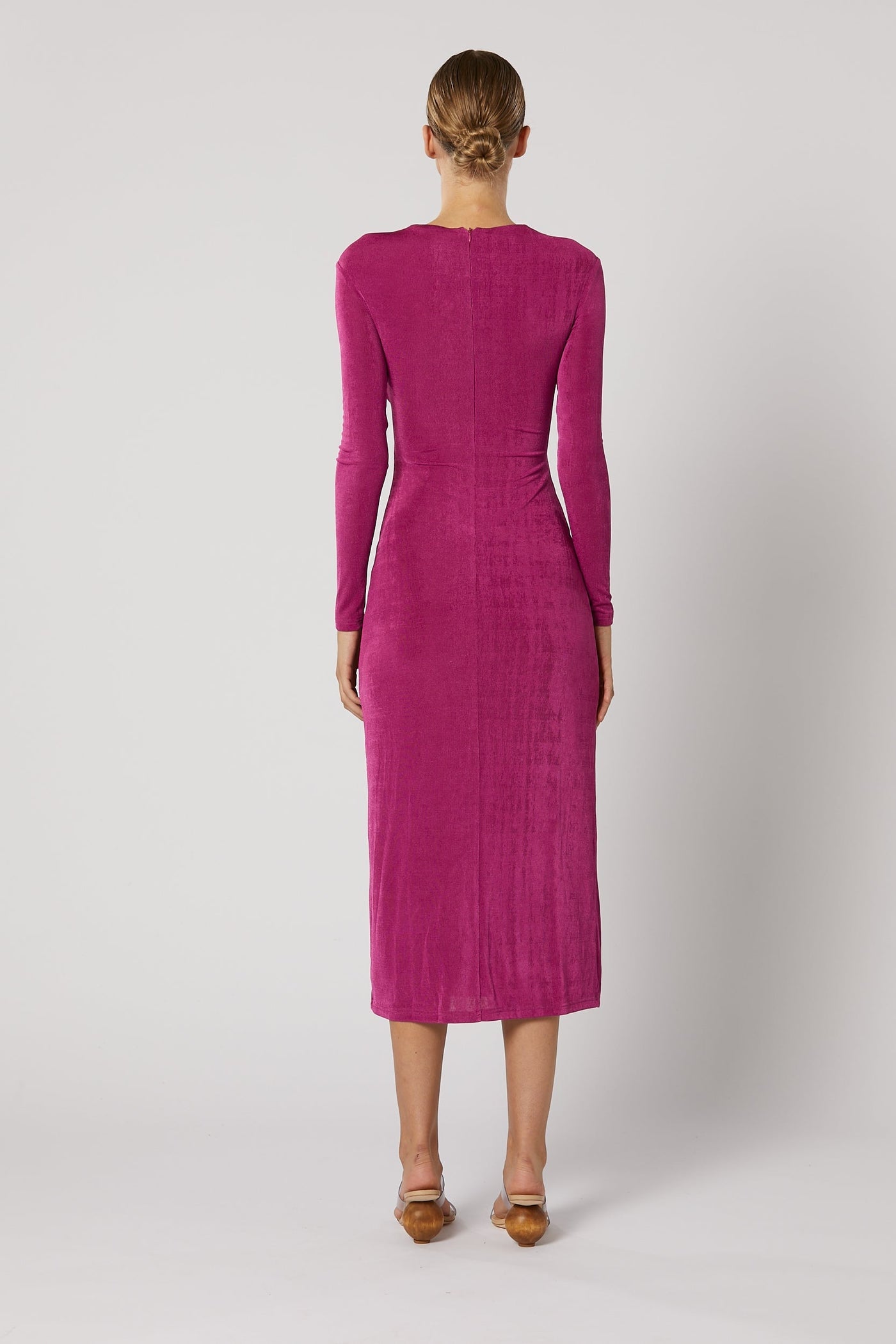 Ithaca Cut Out Dress - Fuchsia - SHOPJAUS - JAUS