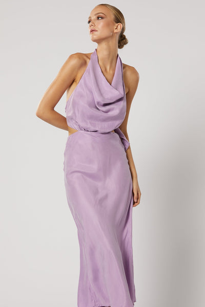 Avery Cowl Dress - Lilac - SHOPJAUS - JAUS