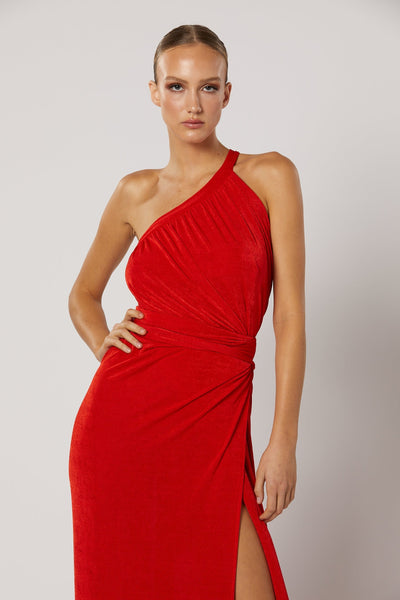 Xenia Maxi Dress - Red - SHOPJAUS - JAUS