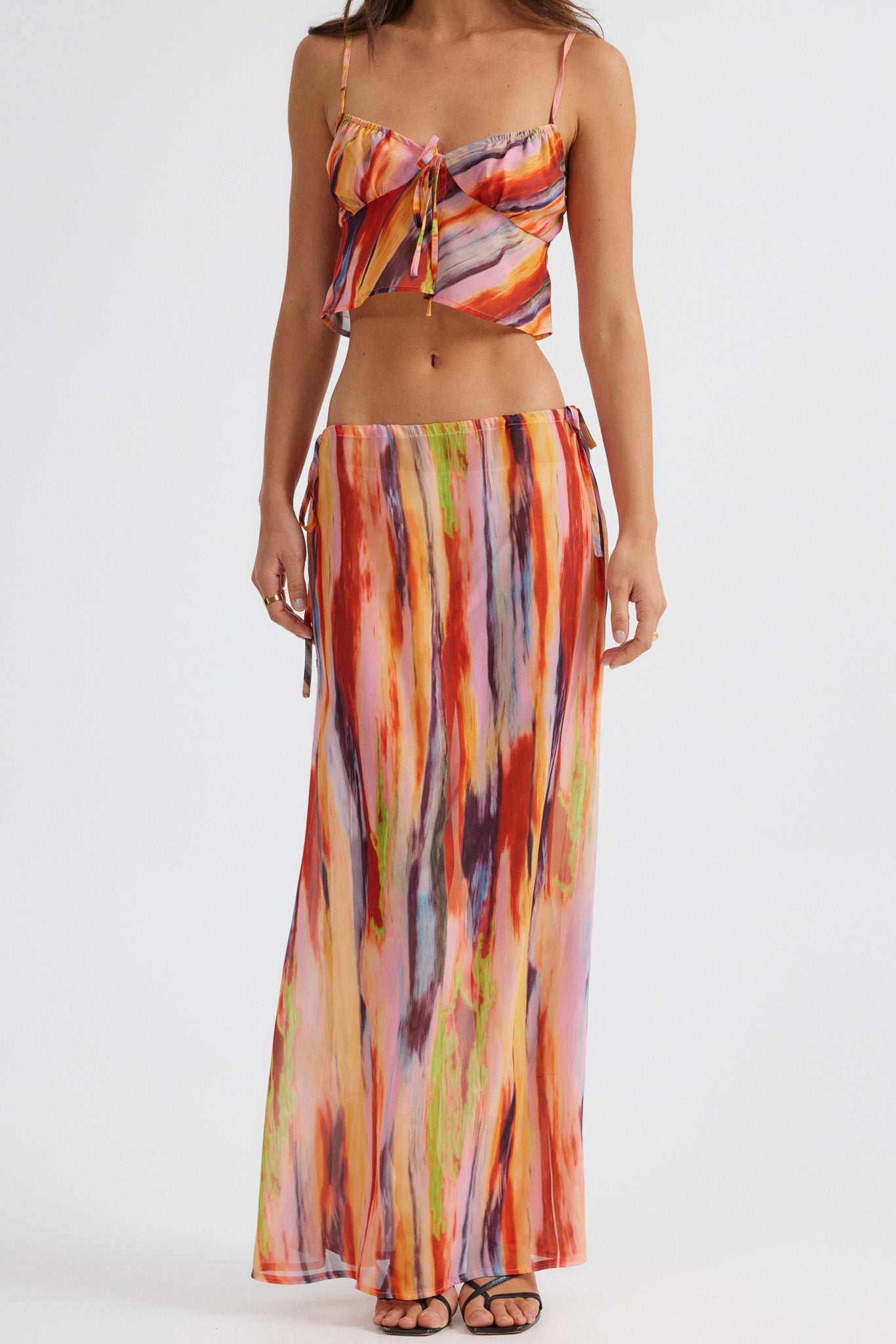 St Barts Maxi Skirt - Print - SHOPJAUS - JAUS