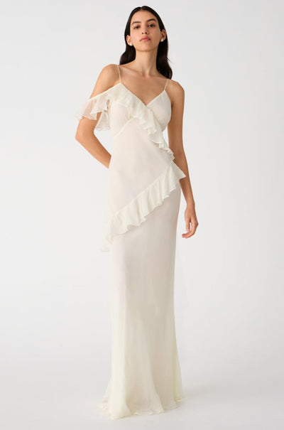 Misha Sutton Silk Gown - Ivory - SHOPJAUS - JAUS