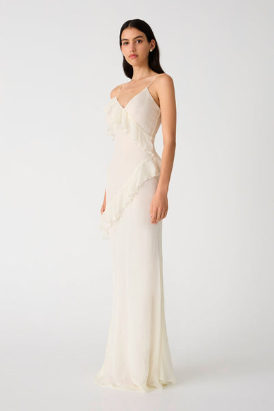 Misha Sutton Silk Gown - Ivory - SHOPJAUS - JAUS