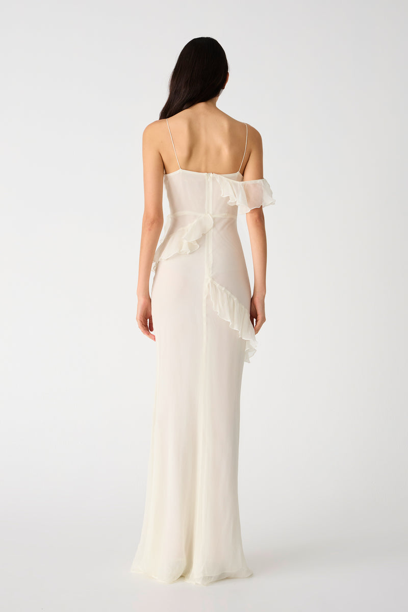 Misha Sutton Silk Gown - Ivory | JAUS Misha Sutton Silk Gown - Ivory | JAUS