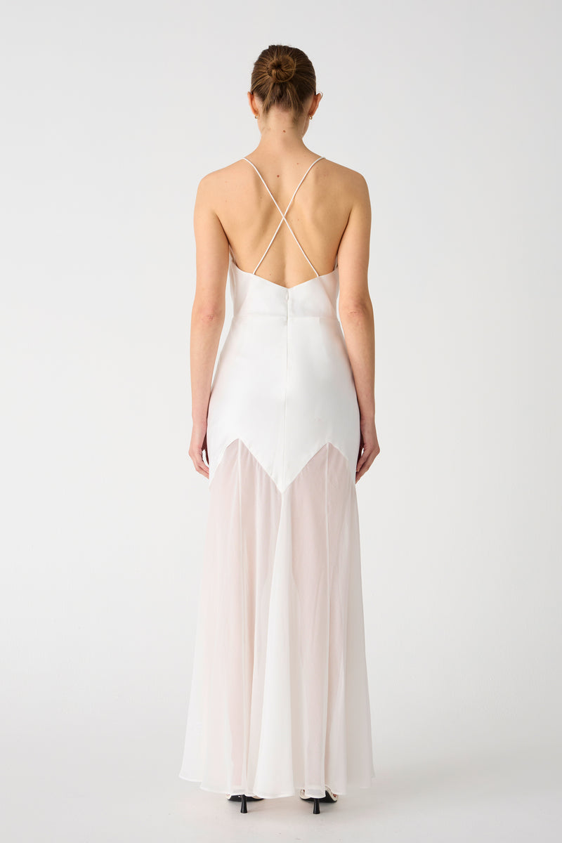 MISHA CARLA GOWN In Ivory, Size S