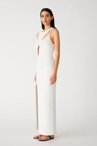 Misha Chloe Knit Maxi Dress - Ivory - SHOPJAUS - JAUS