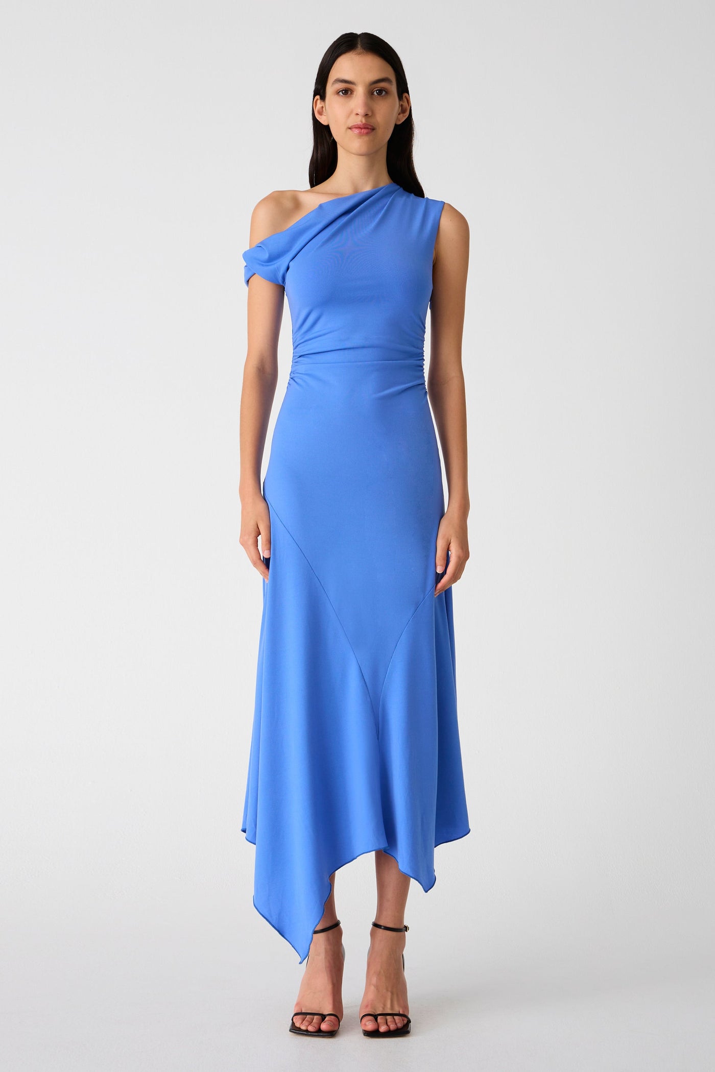 Misha Alma Jersey Midi Dress - Cornflower Blue - SHOPJAUS - JAUS