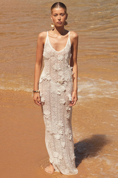 Vesper Maxi Dress - Salt - SHOPJAUS - JAUS
