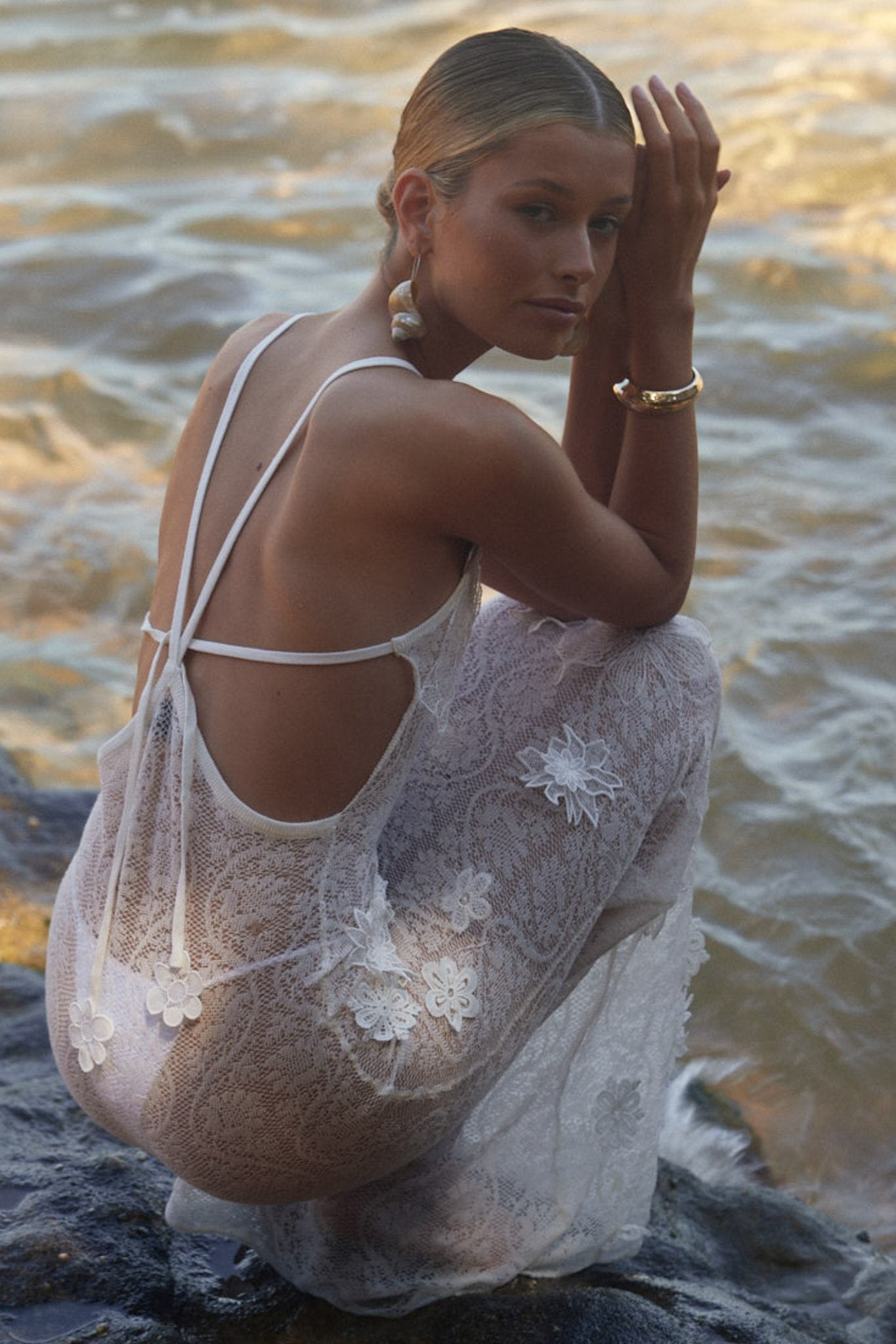 Vesper Maxi Dress - Salt - SHOPJAUS - JAUS