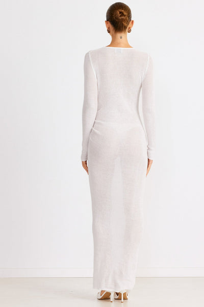 Sloane Maxi Dress - White - SHOPJAUS - JAUS