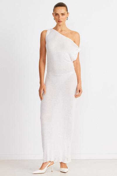Calina Maxi Dress - White - SHOPJAUS - JAUS